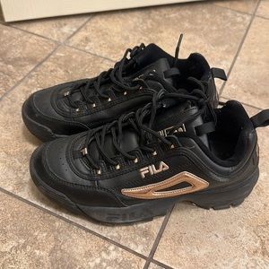 Fila black sneakers